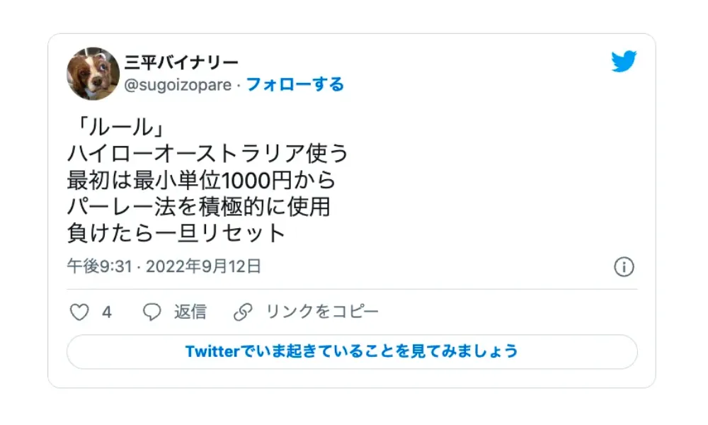 HIGHLOW.com(ハイローオーストラリア)の評判・口コミ5