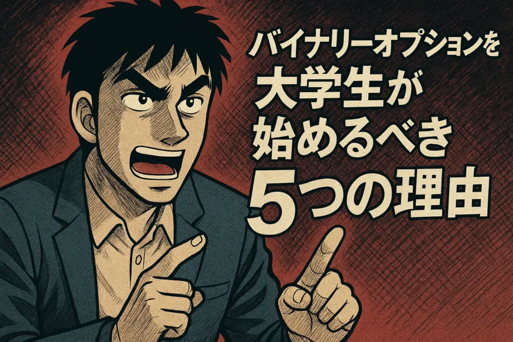 バイナリーオプションを大学生が始めるべき5つの理由